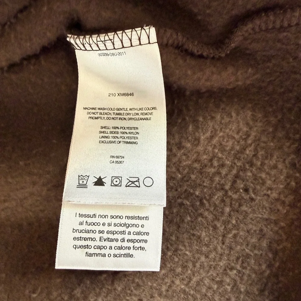 Columbia Full Zip Fleece‎ Jacket Men's XXL Brown Black Outdoor